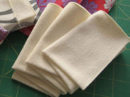 boys flannel hankies in a pocket pouch, girls hankies, children's hankies, ready pouch, washable hankies, reusable tissue paper